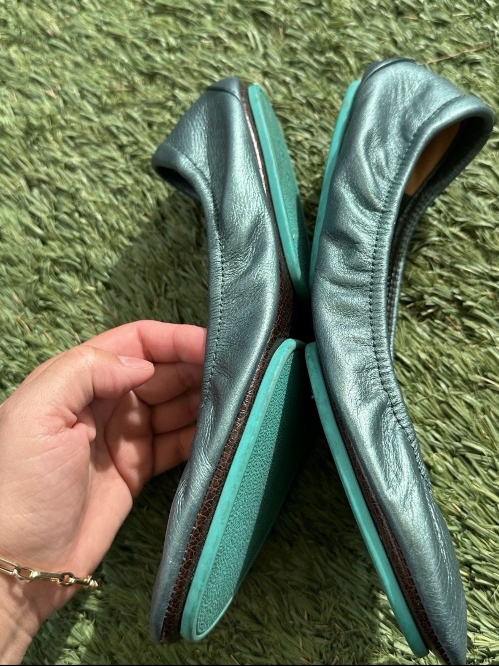 Tieks Tahitian Pearl Leather Ballet Flats by Tieks - Picture 4 of 6